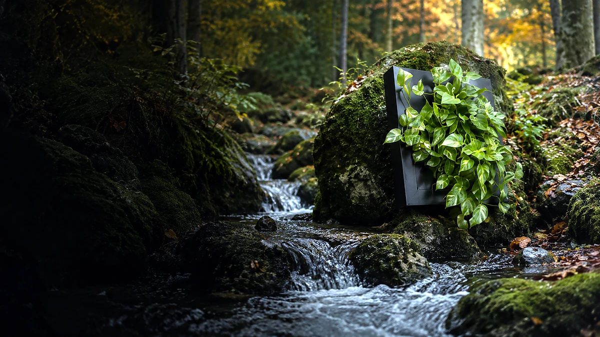 Pareti vegetali in
          ambiente naturale